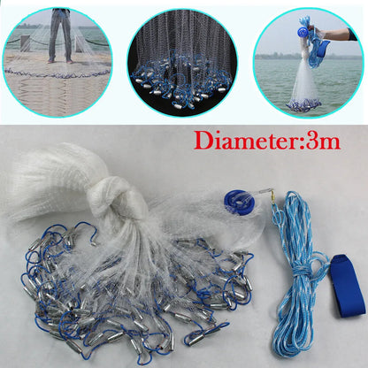 10FT Saltwater Fishing Cast Net