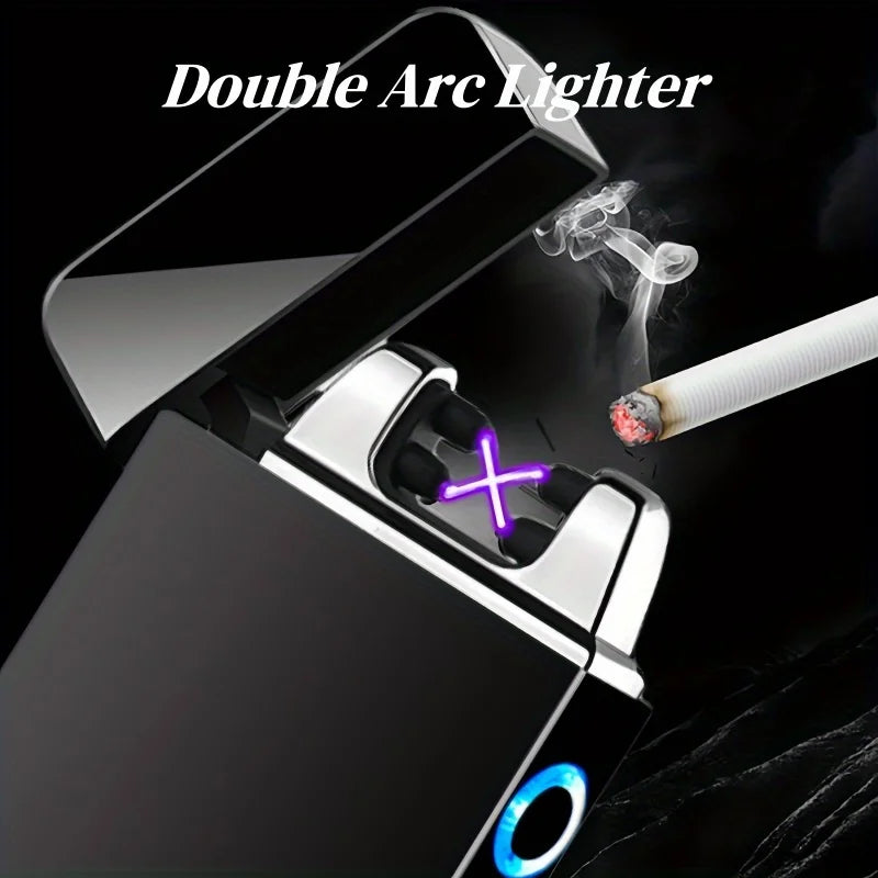 Windproof Dual Arc Plasma Lighter