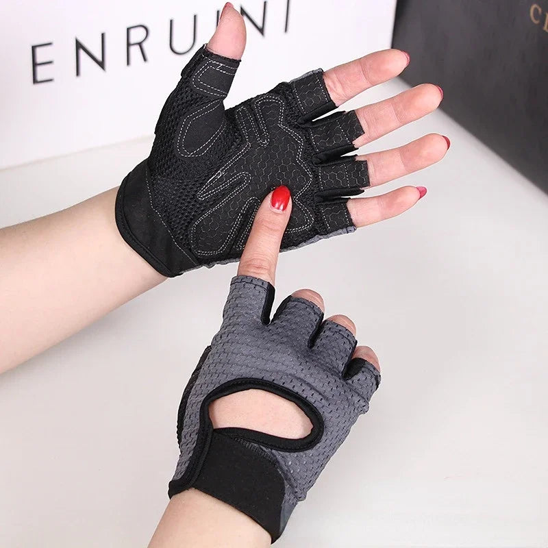 Women's Cycling Fingerless Gloves