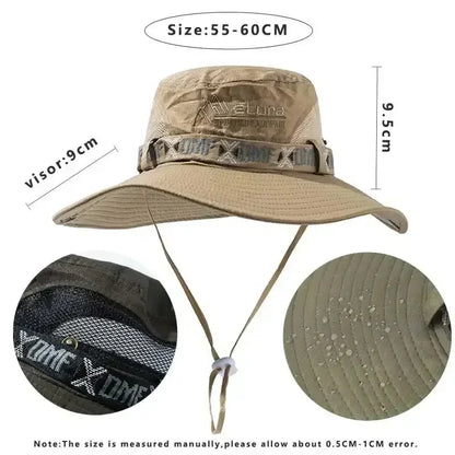 Summer Men's UPF Safari Hat