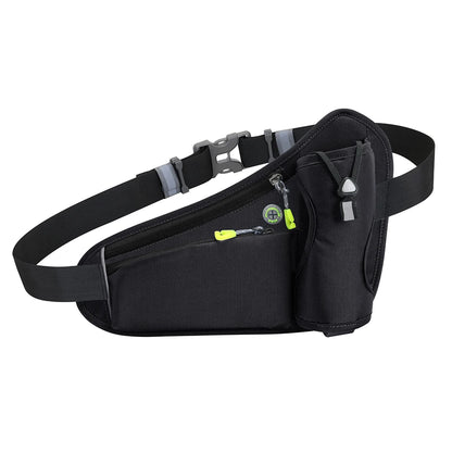 Hydration Belt Pack Reflective Running Waist Bag Large Capacity Water Bottle Holder Bag Multifunction for Hiking Walking