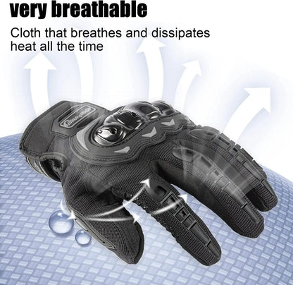Motorcycle Gloves Full Finger Touchscreen Motorbike Gloves for BMX ATV MTB Riding Road Racing Cycling Climbing Motocross
