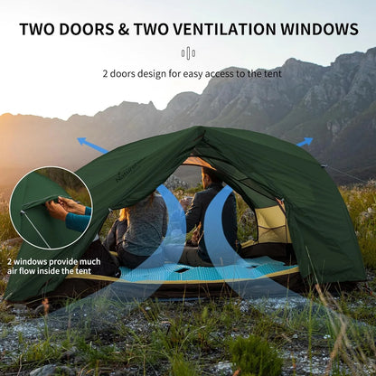 Ultralight Waterproof Tent 2 People 4 Seasons