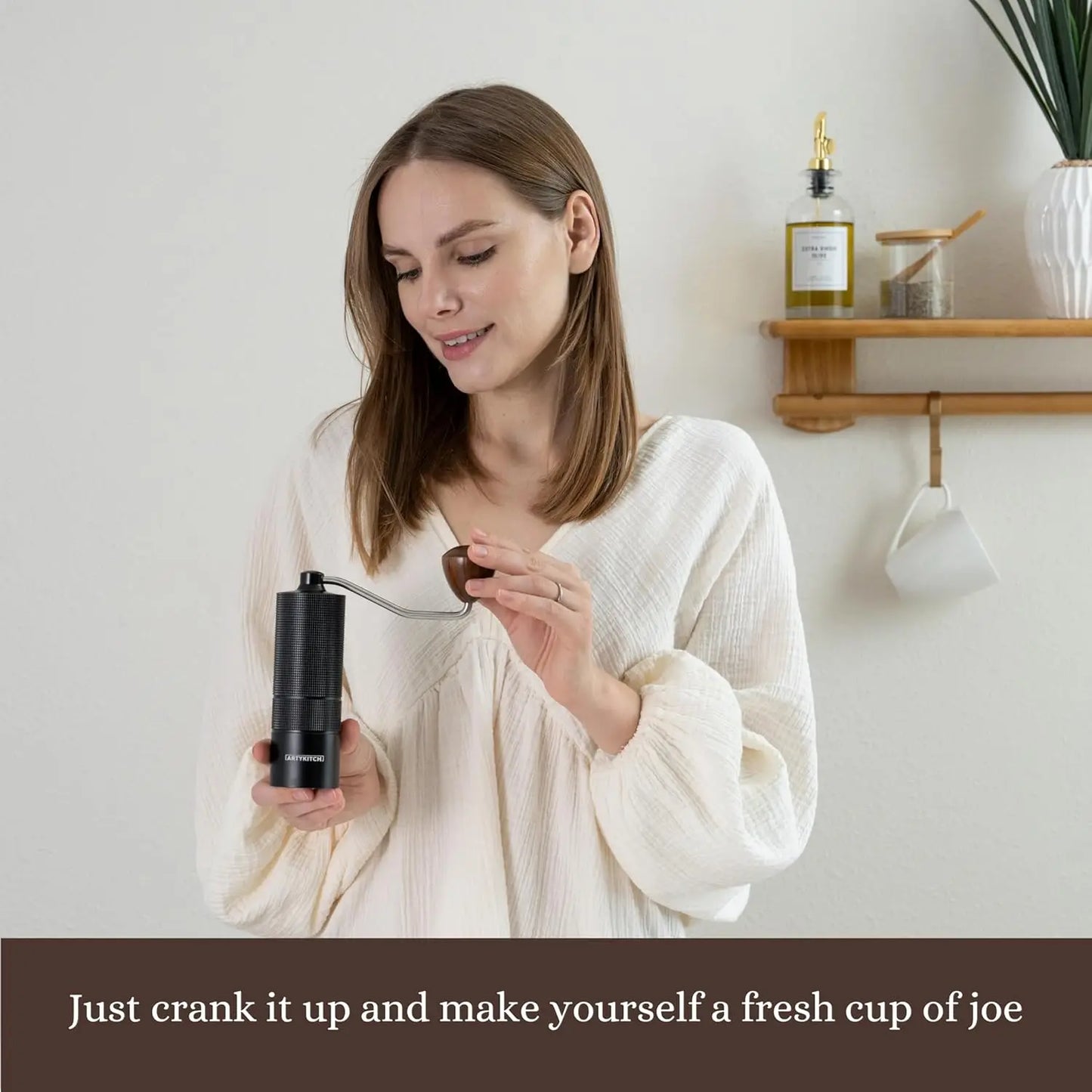 Stainless Steel Manual Coffee Grinder