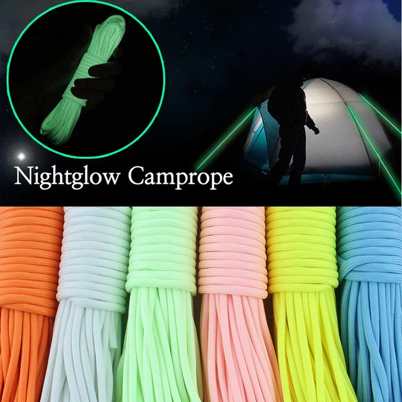 Luminous Glow In The Dark 4mm Paracord Rope