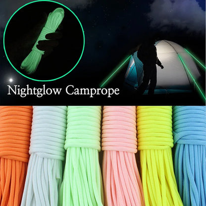 Luminous Glow In The Dark 4mm Paracord Rope