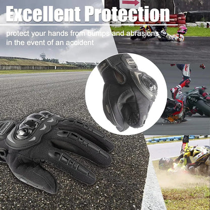 Motorcycle Gloves Full Finger Touchscreen Motorbike Gloves for BMX ATV MTB Riding Road Racing Cycling Climbing Motocross