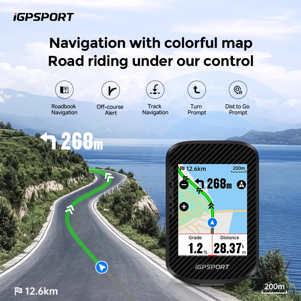 Touch-screen Bike Computer