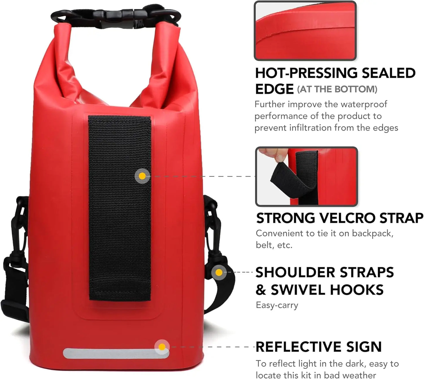 250-Piece Waterproof First Aid Kit