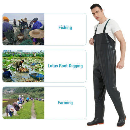 PVC Anti-slip Fishing Waders