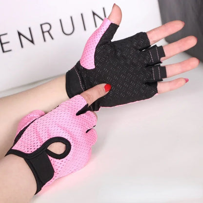 Women's Cycling Fingerless Gloves