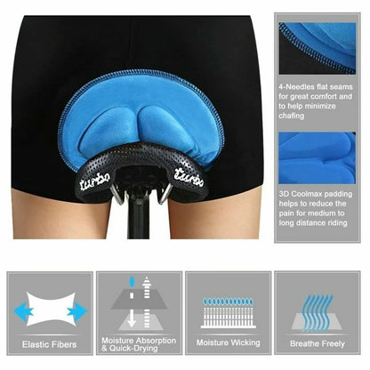 3D GEL Padded Bike Cycling Underwear