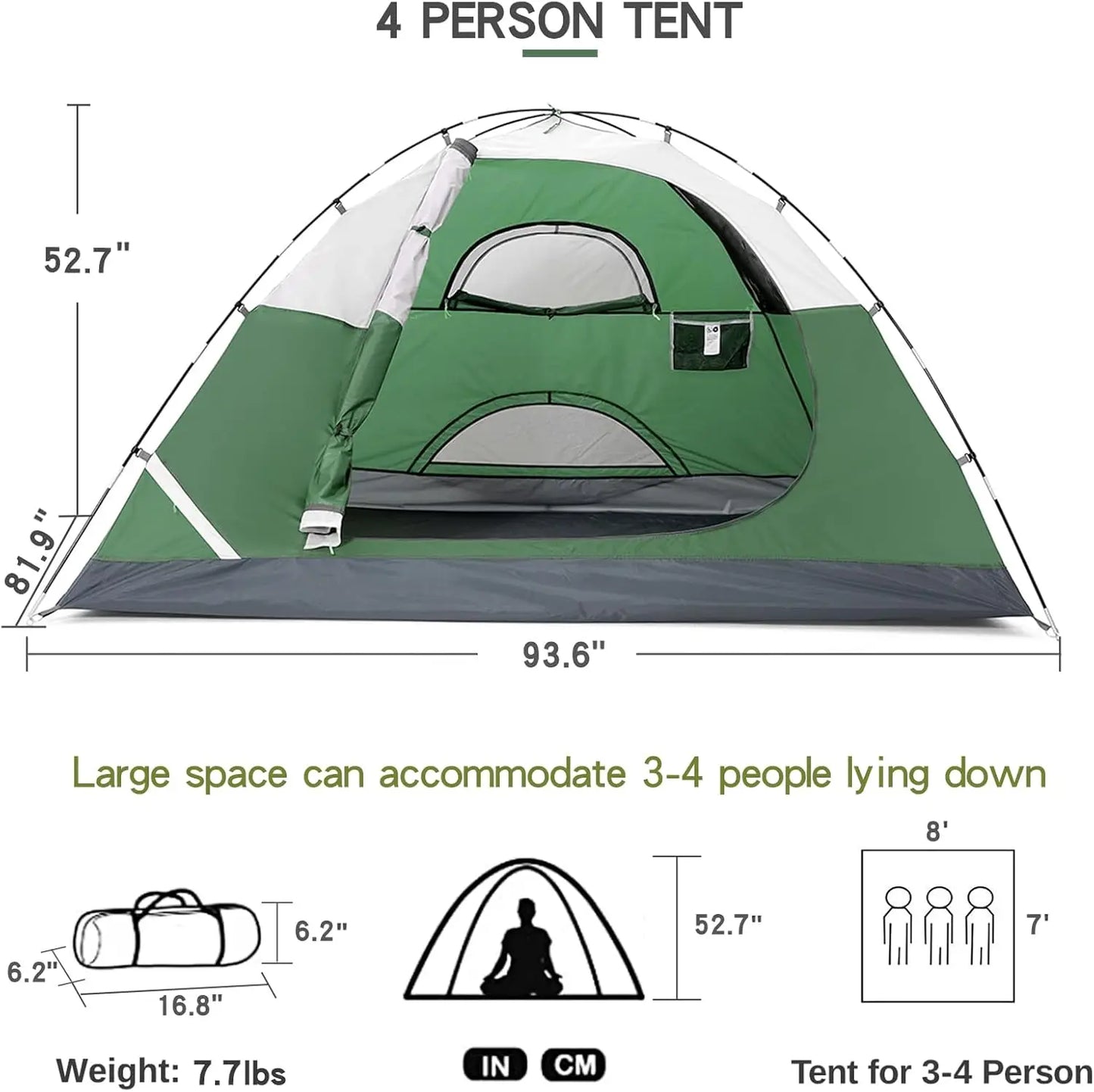 2-5 Person Backpacking Tent