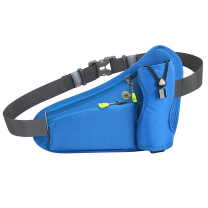 Hydration Belt Pack Reflective Running Waist Bag Large Capacity Water Bottle Holder Bag Multifunction for Hiking Walking