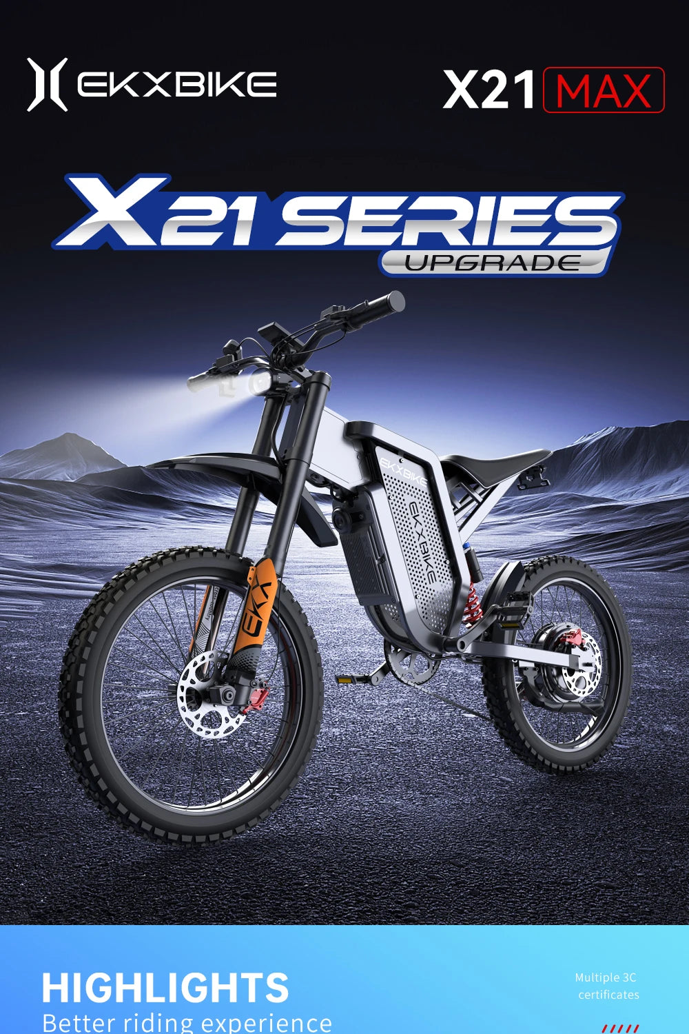 Electric Motorcycles 3000W Brushless Gearless