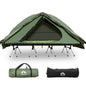 Elevated Camping Cot Tent with 16 Legs