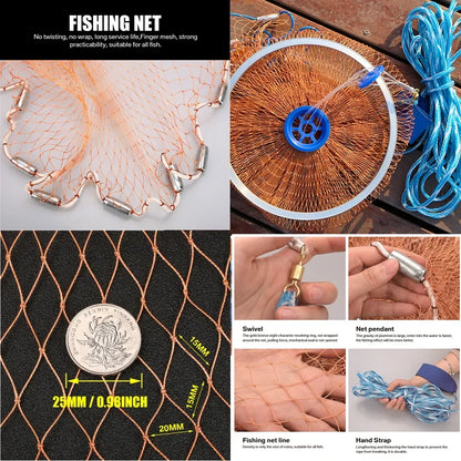 Hand Cast Net Sinker No-Sinker