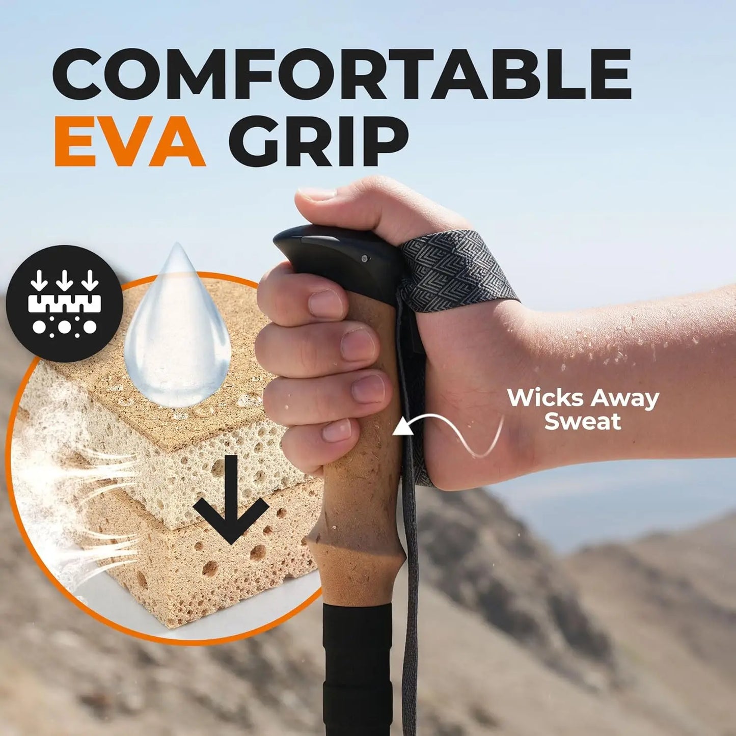 Collapsible Hiking Poles for Seniors