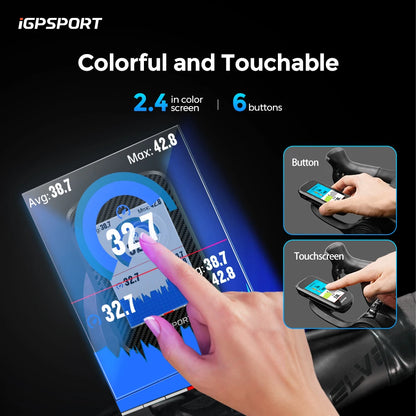 Touch-screen Bike Computer