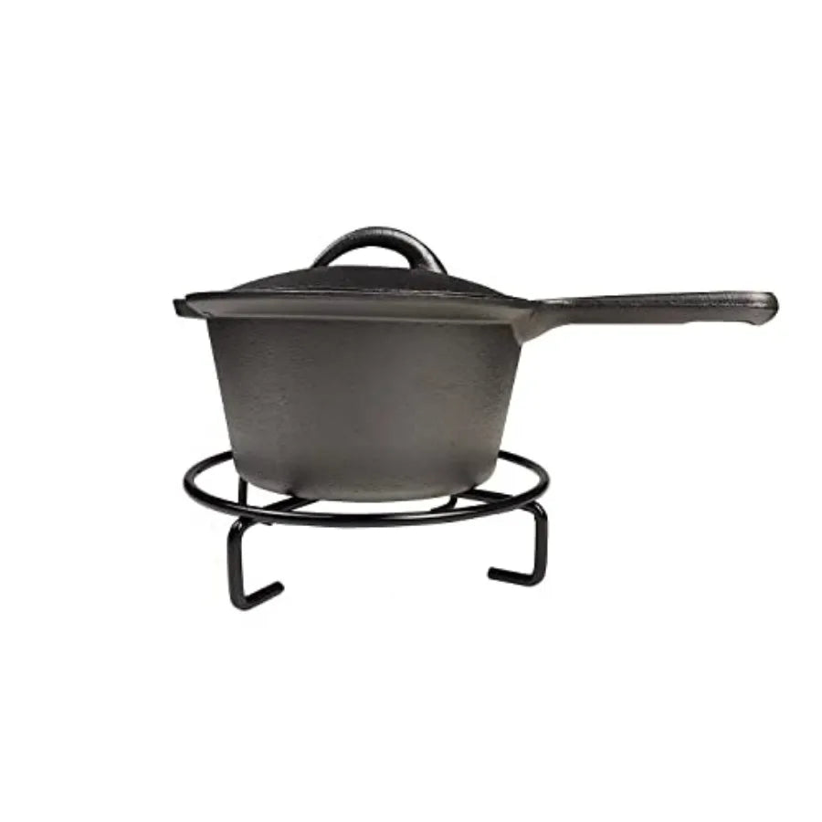 Pre-seasoned Cast Iron Dutch Oven Camping Cooking Set