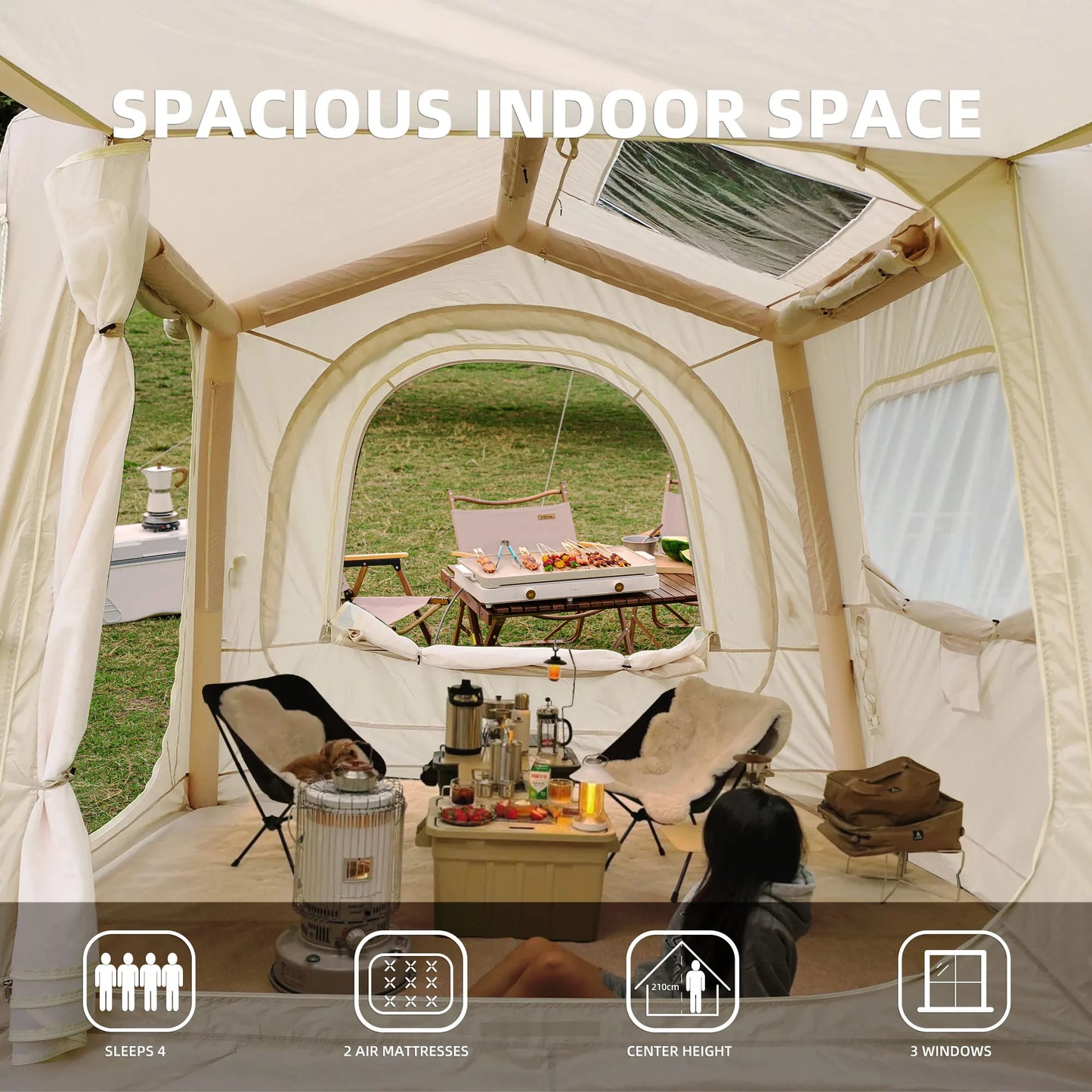 Inflatablet  SUV  tent  4/6/8 Person