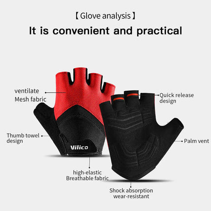 Half Finger Bike MTB Gloves