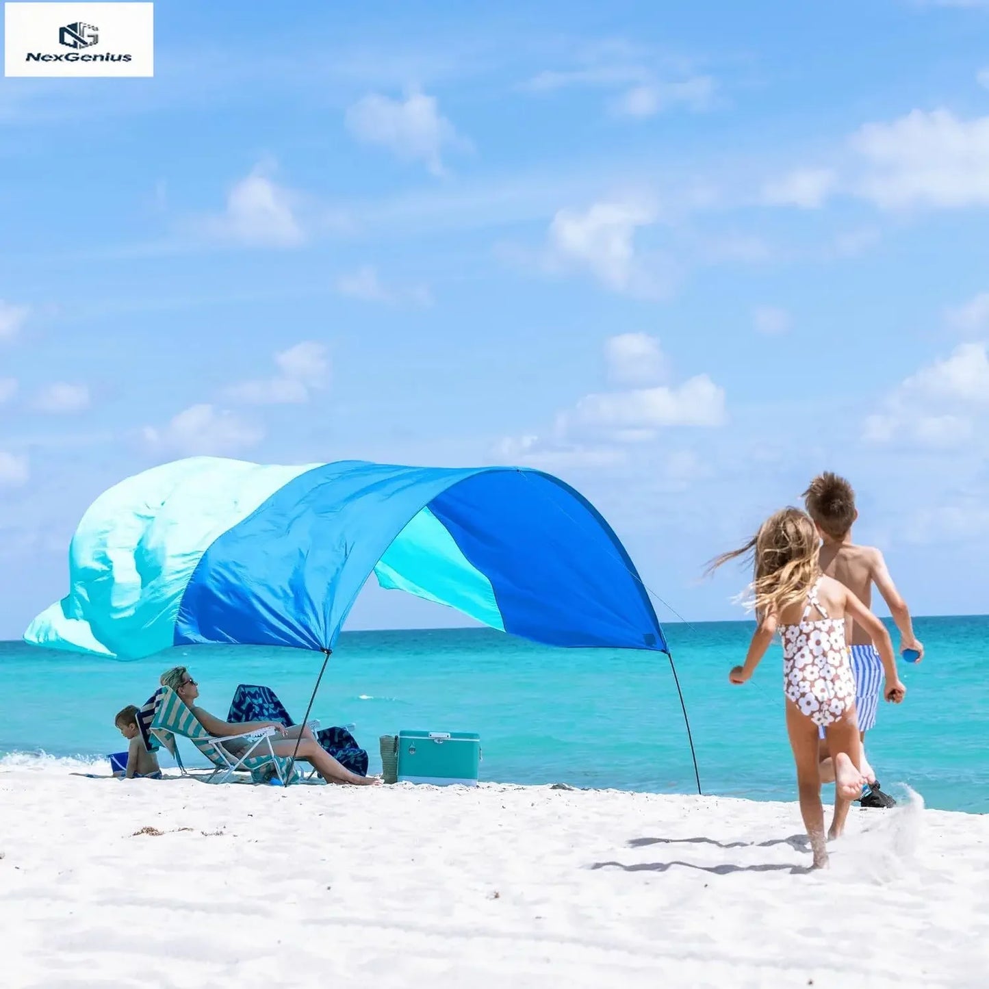 Wind Powered Beach Tent Canopy