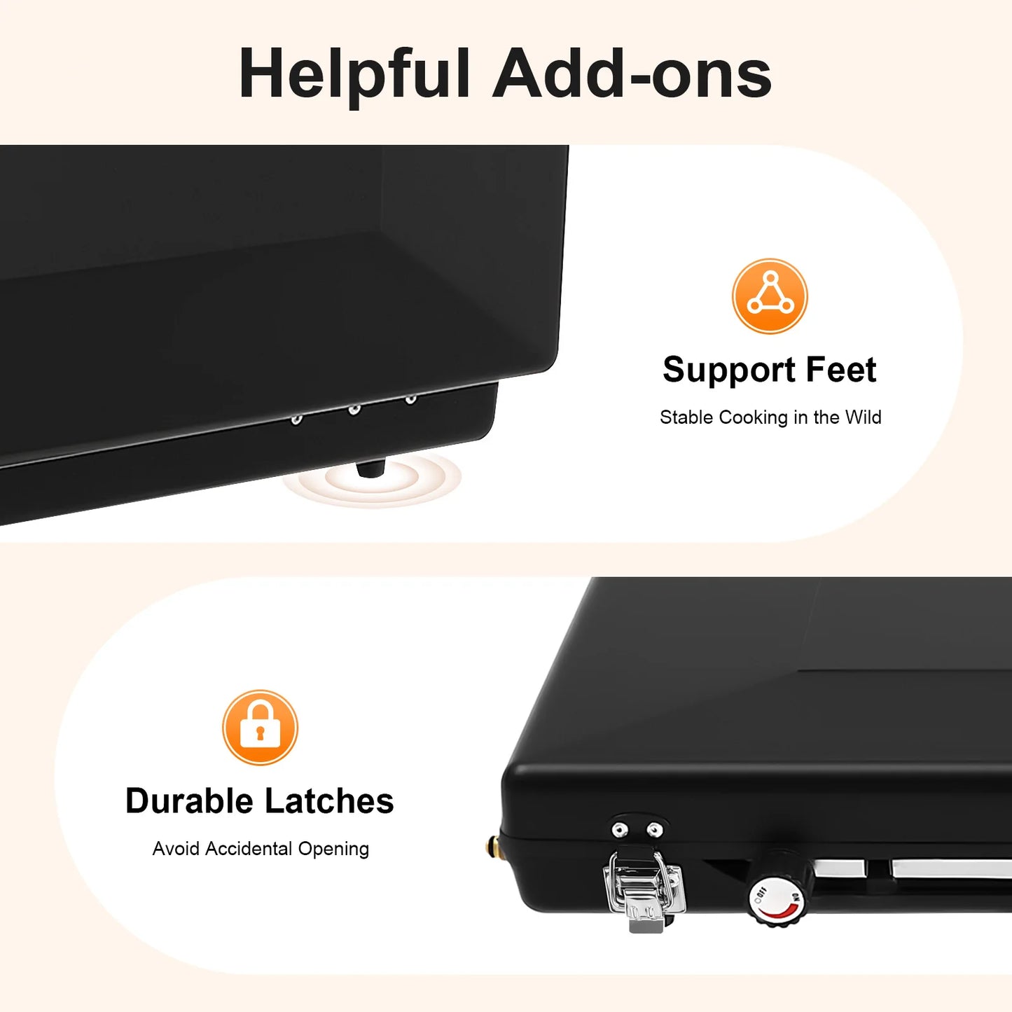 Portable Camping Stove 3-Burner