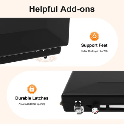 Portable Camping Stove 3-Burner
