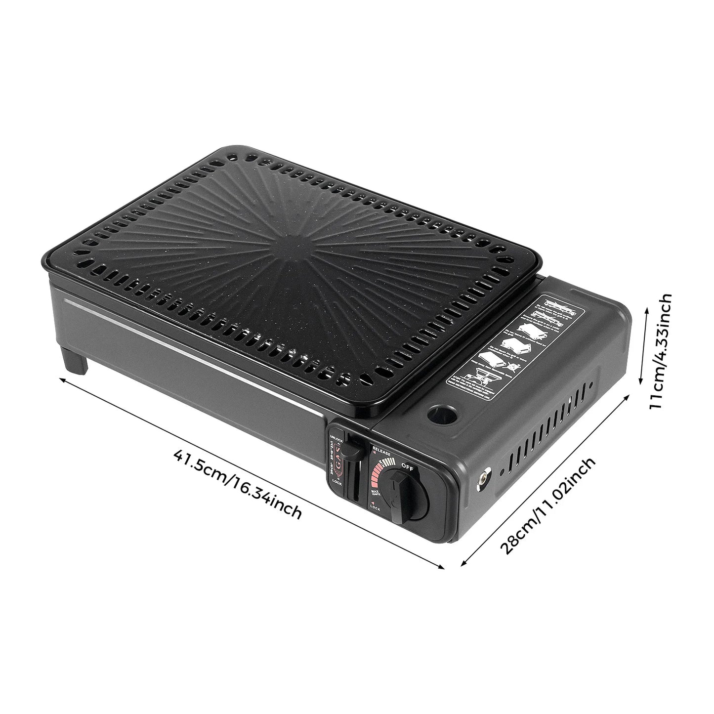 Portable Butane Gas Grill