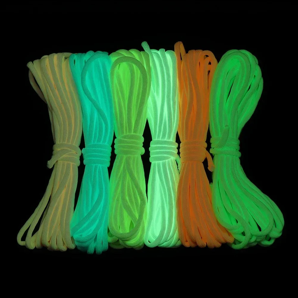 Luminous Glow In The Dark 4mm Paracord Rope
