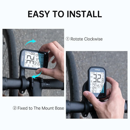 M1+Z1 Cycling GPS Wireless Bike Computer BLE 5.0/ANT