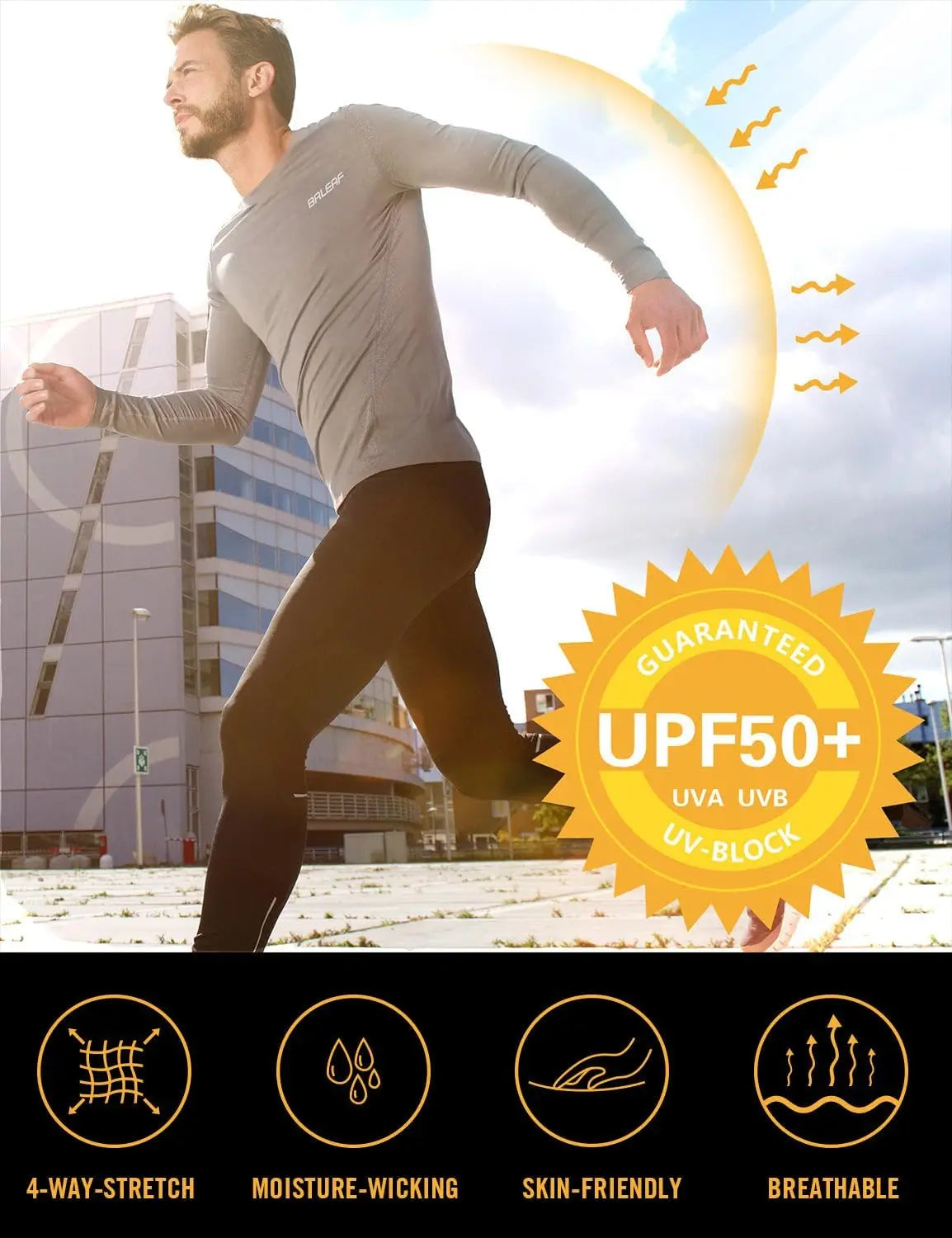 Men's UV Protection Shirt SPF 50+