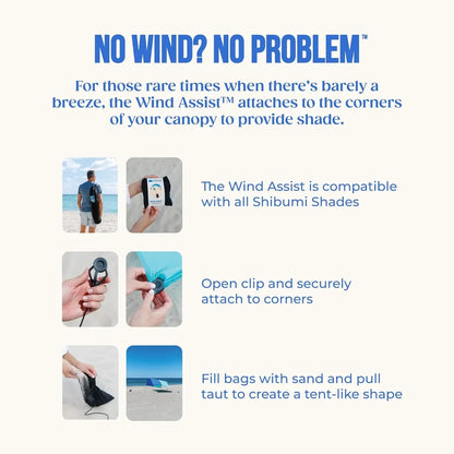 Wind Powered Beach Tent Canopy