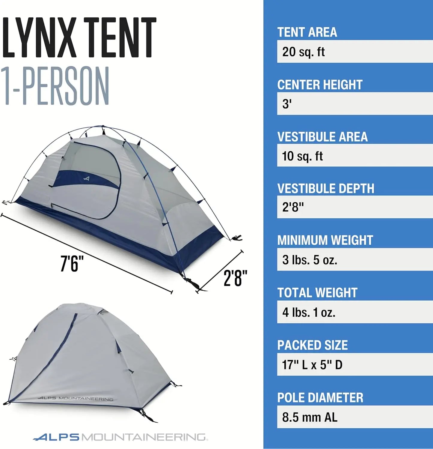 Lightweight Solo Backpacking Tent, 4 lbs, Weatherproof & Easy Setup for Outdoor Adventures