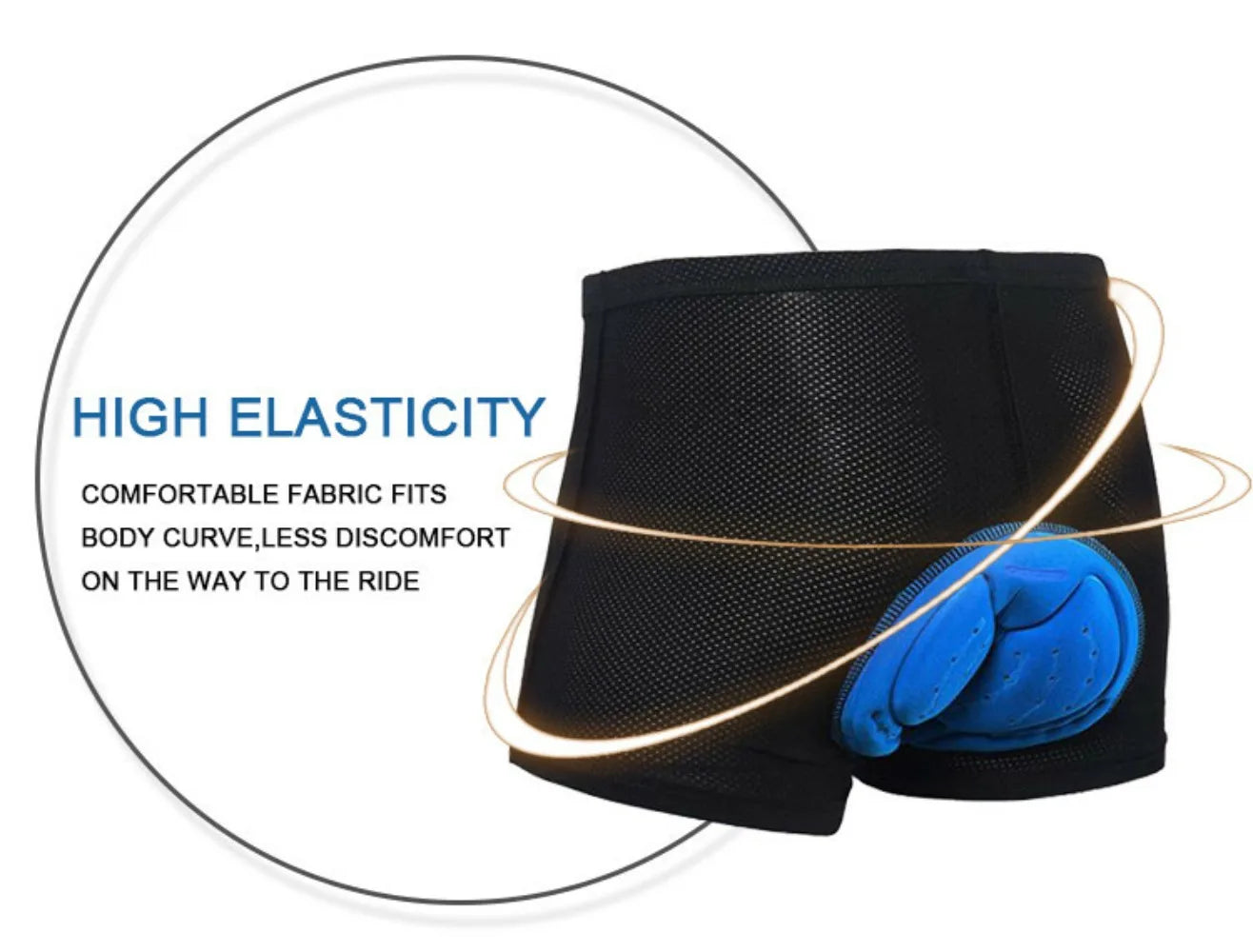 3D GEL Padded Bike Cycling Underwear