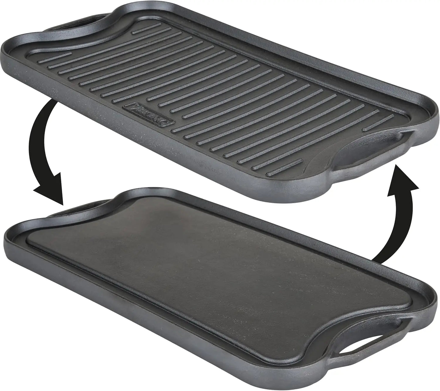 20 Inch Reversible Cast Iron Grill Pan