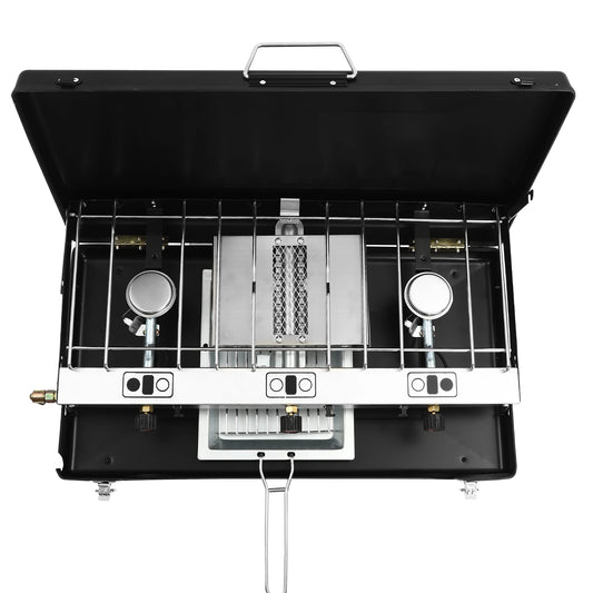 Portable Camping Stove 3-Burner