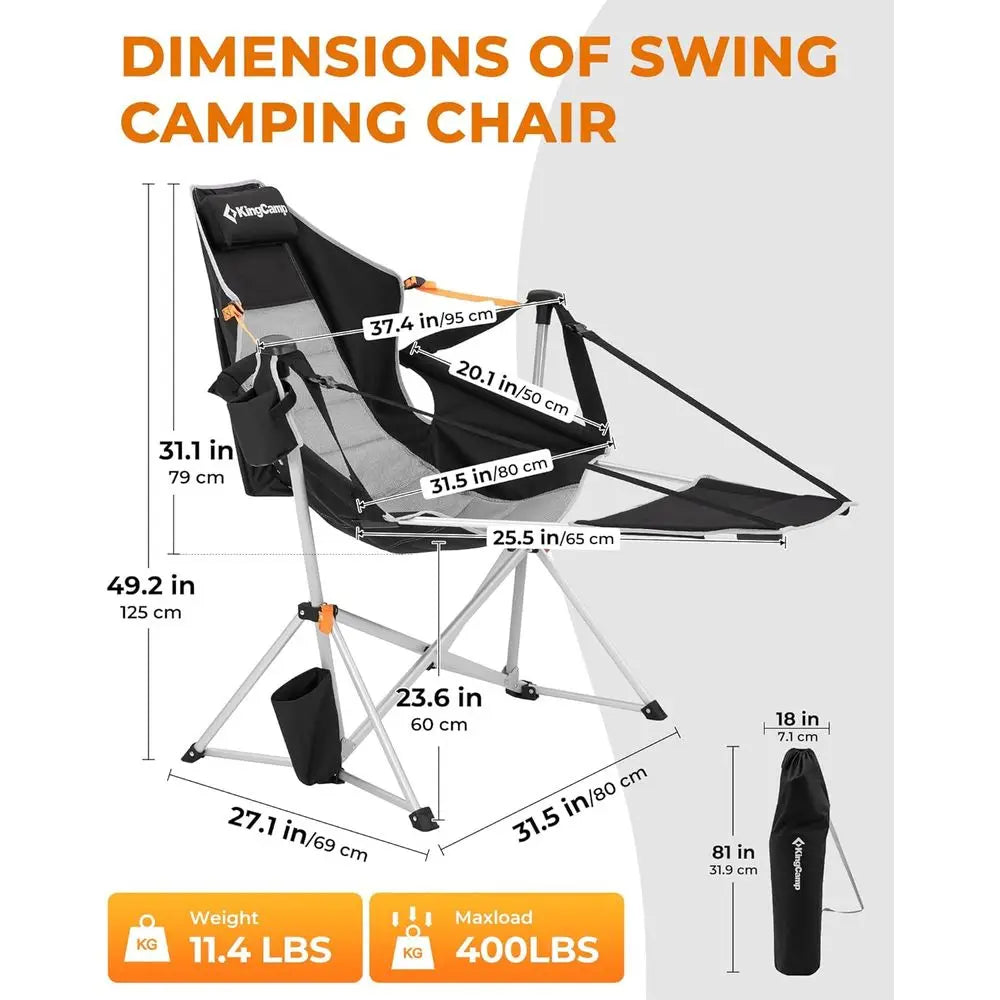 Portable Heavy-Duty Hammock Chair for Adults
