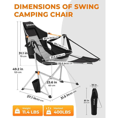 Portable Heavy-Duty Hammock Chair for Adults