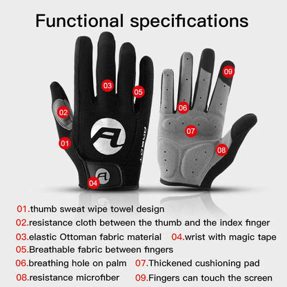 Full Finger BMX Mountain Bike Gloves