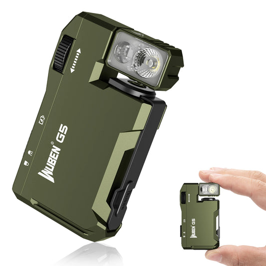 Rechargeable EDC Flashlight, 400 Lumens
