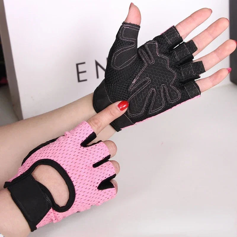 Women's Cycling Fingerless Gloves