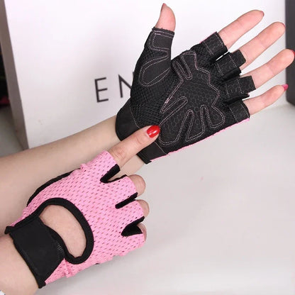 Women's Cycling Fingerless Gloves