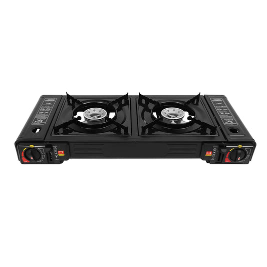 2-Burner Portable Butane Stove