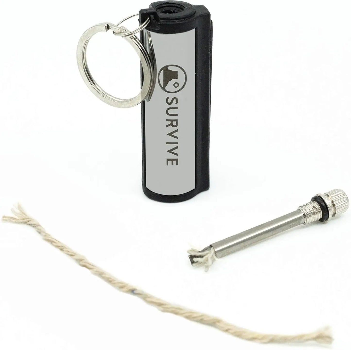 Permanent Fire Starter Keychain, 5 pack