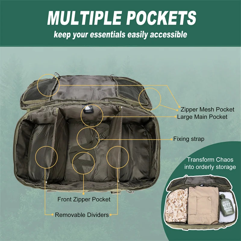 30L 50L 80L Outdoor Mountaineering Bag