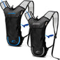 2 Pack Hydration Backpack with 2L Bladder, Lightweight Breathable Water Backpack for Hiking Running Cycling
