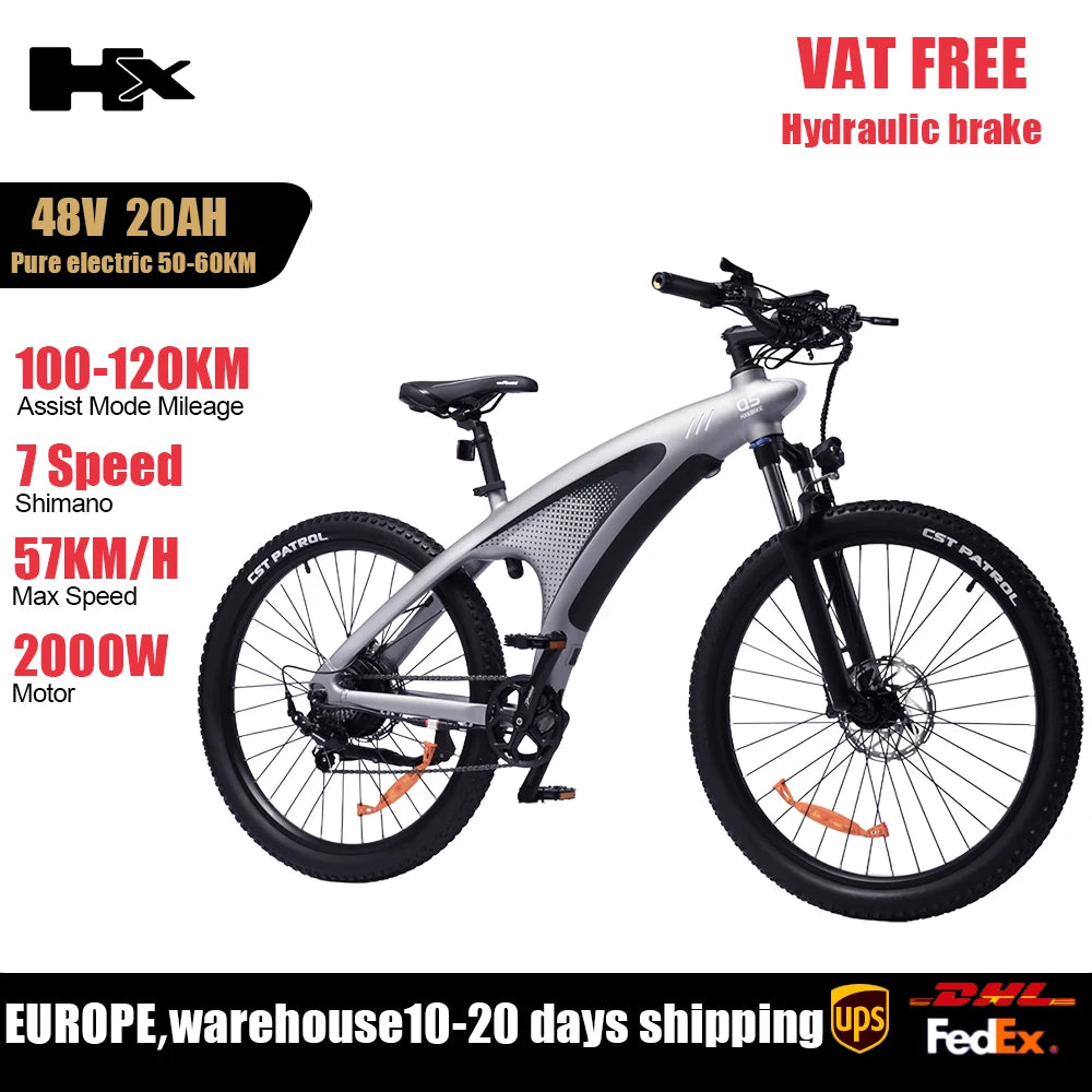 2000W Adults Electric Mountain Bike