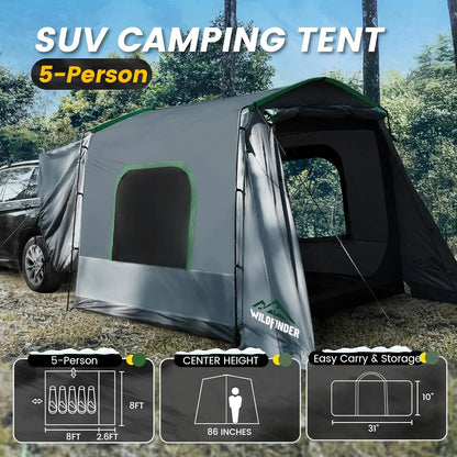 Waterproof SUV Tent for Family Camping